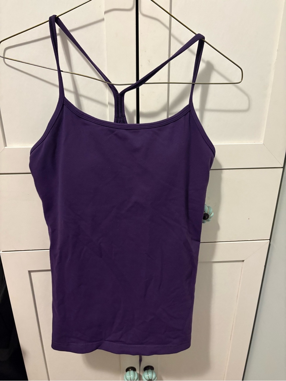Purple Women's Strappy Tank Top